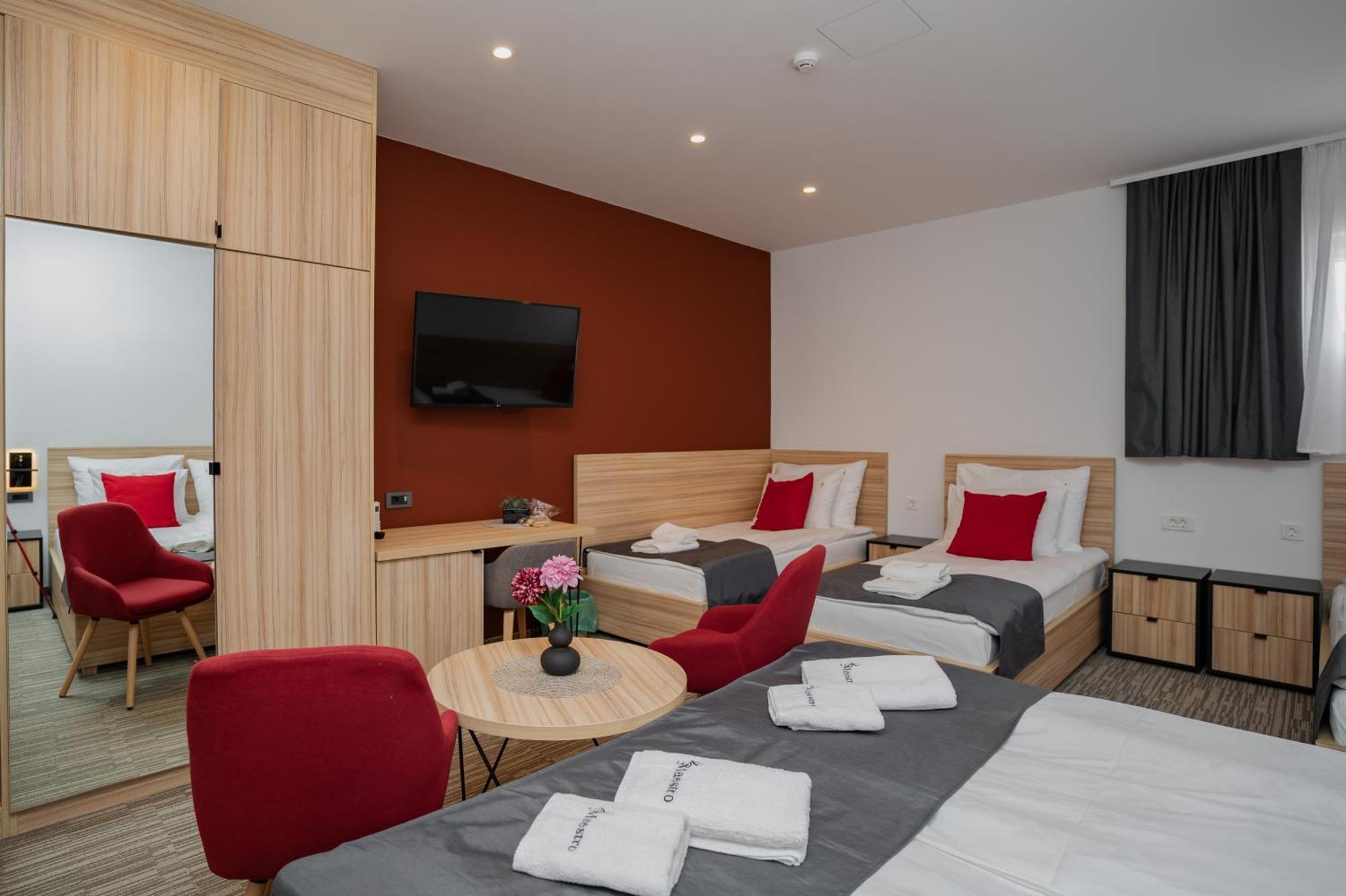 Maestro - Rooms & Restaurant Vukovar Rom bilde